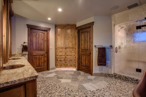 Master Bath Suite in Lakeview Luxury Home Crystal Bay Nevada