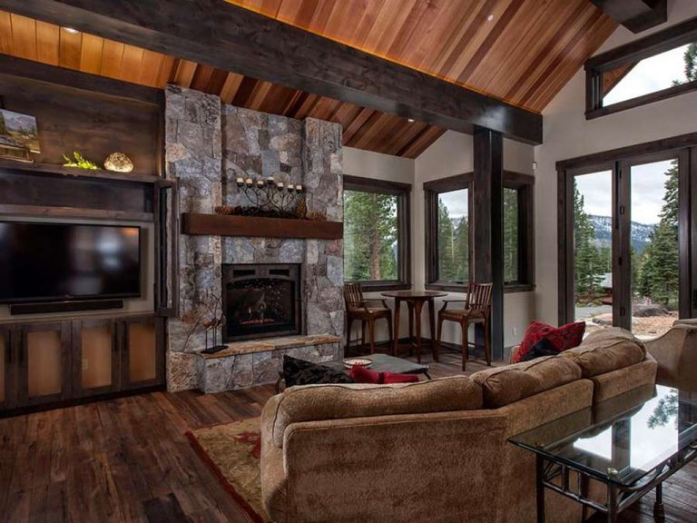 Great Room Luxury Home in Martis Camp Truckee California by Borelli Architecture