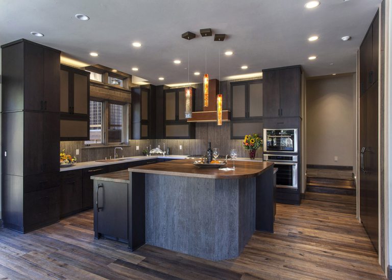 Kitchen Luxury Home in Martis Camp Truckee California by Borelli Architecture