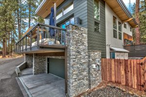 Side Angle of Mountain Modern Design Tahoe Home by Borelli Architecture in Zephyr Cove, Nevada