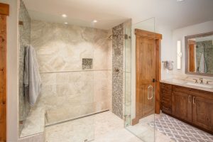 Bathroom Remodel in Luxury Tahoe Home Remodel by Borelli Architecture in Incline Village, Nevada