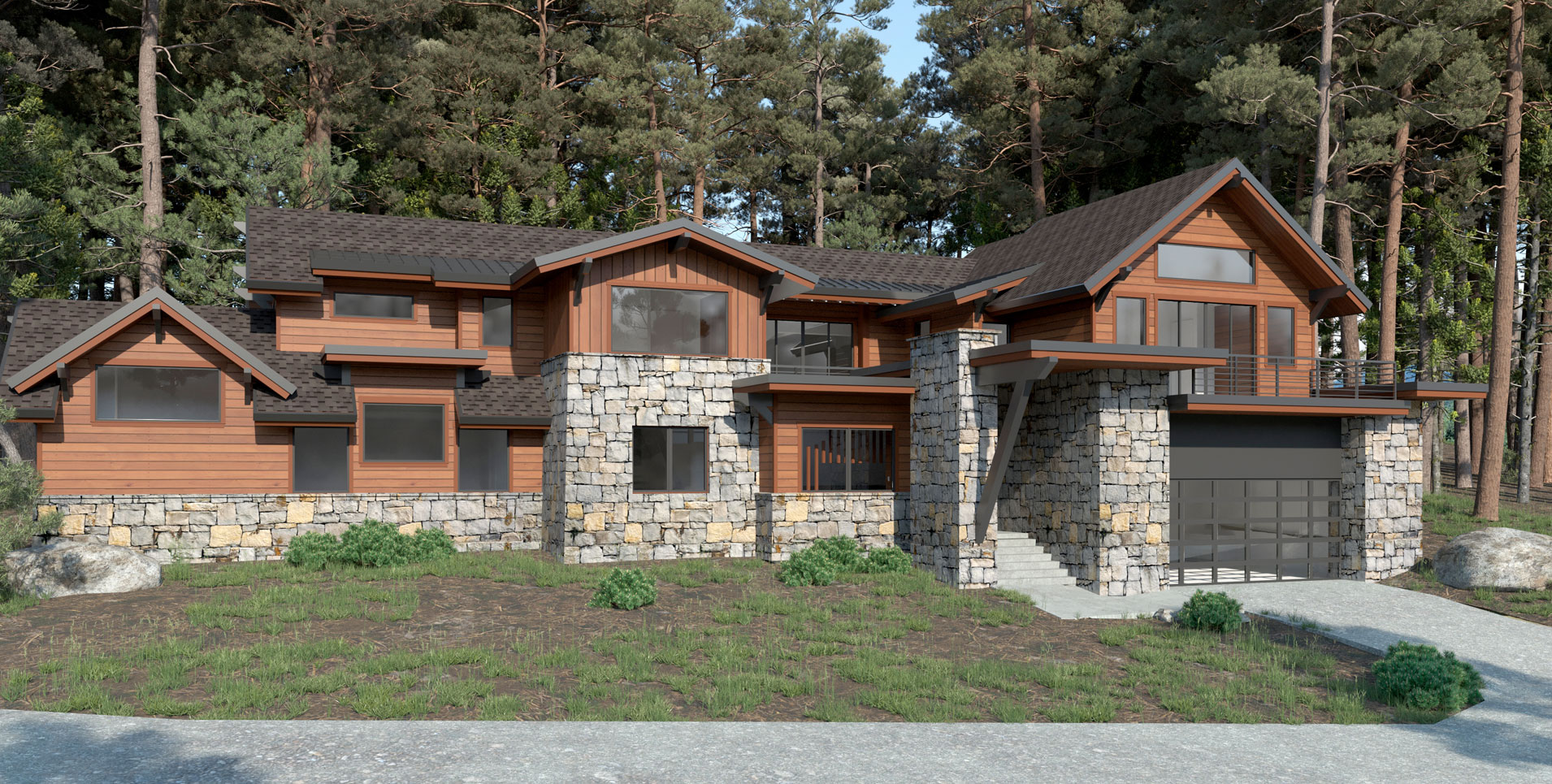 Mountain Home Design in Incline Village